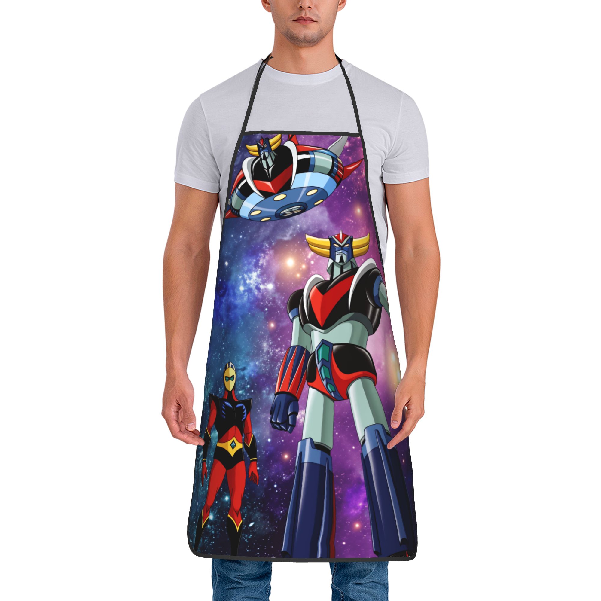 Kitchen Robot Baking - UFO Robot Grendizer Anime Apron Goldorak
