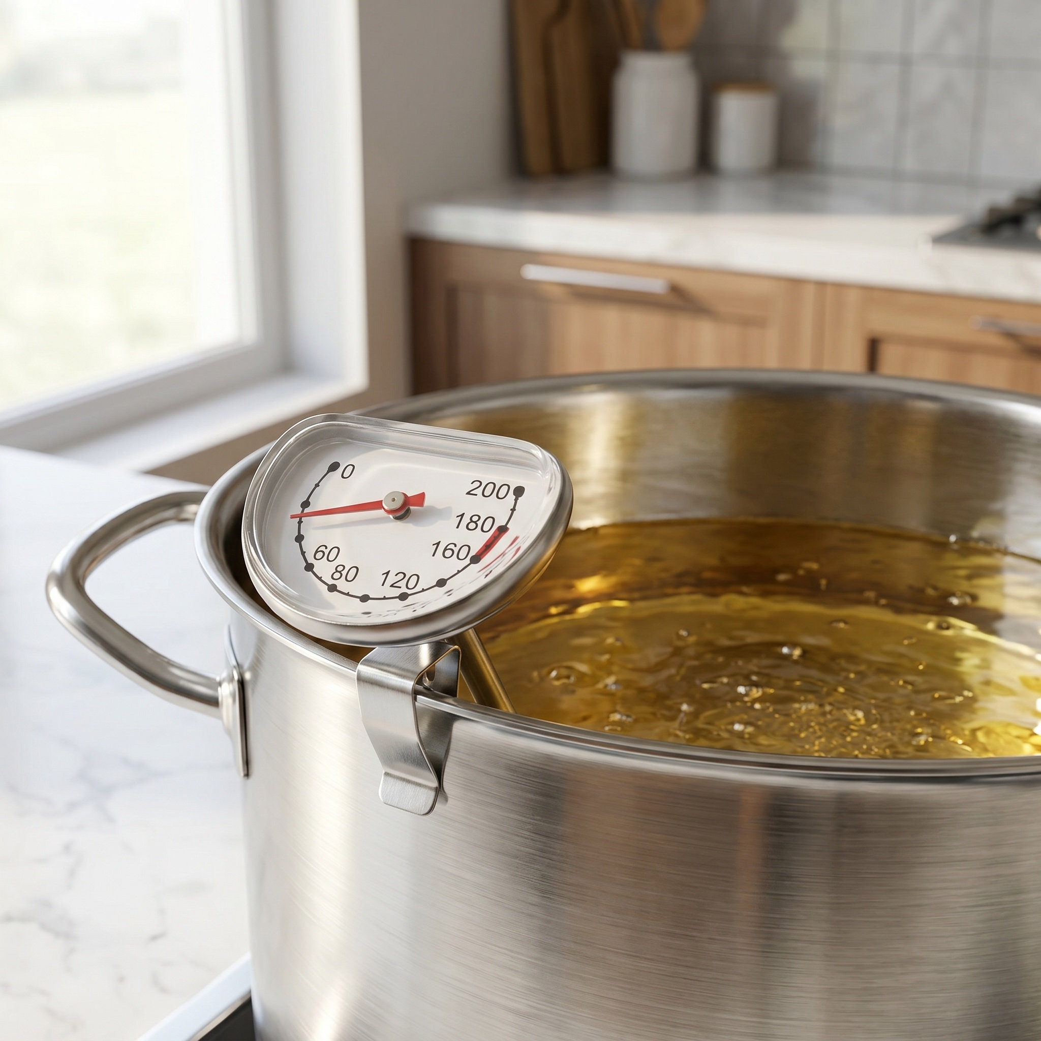 Kitchen Baking Cooking - Stainless Steel Deep Fry Thermometer Fry