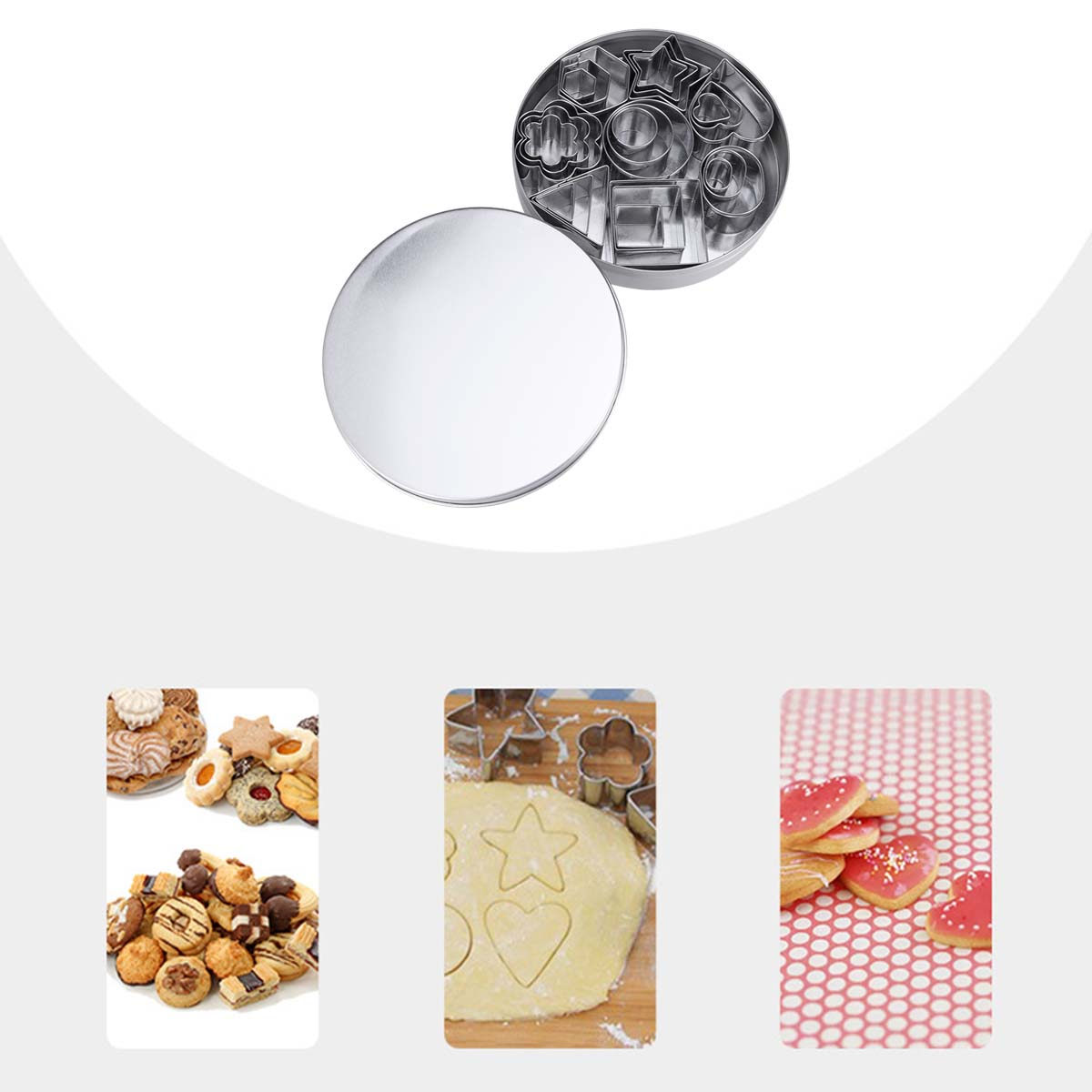 Cookie Cutter Set - Stainless Steel Cookie Cutters Set Mini