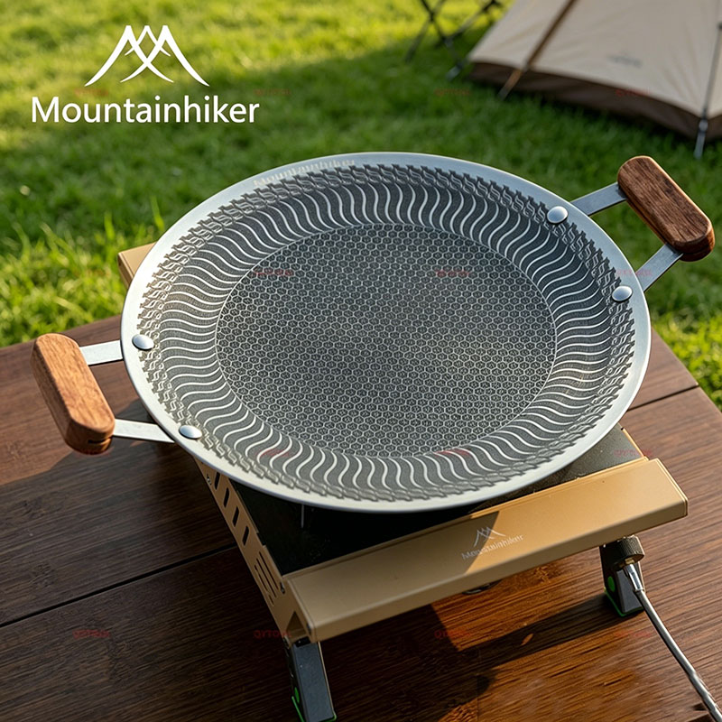 Kitchen Baking Sheets - Mountainhiker Non-Stick Stainless Steel BBQ Skillet