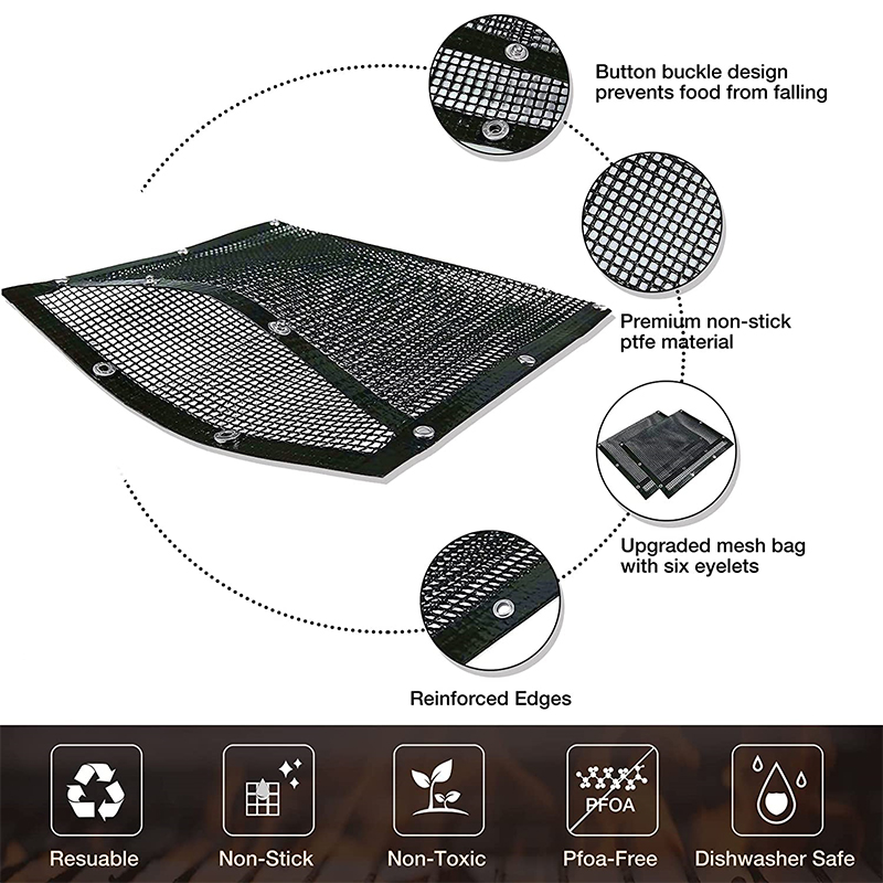 LMETJMA PTFE Mesh Grill Bags R - Super Kitchen Baking Mat recension och pris