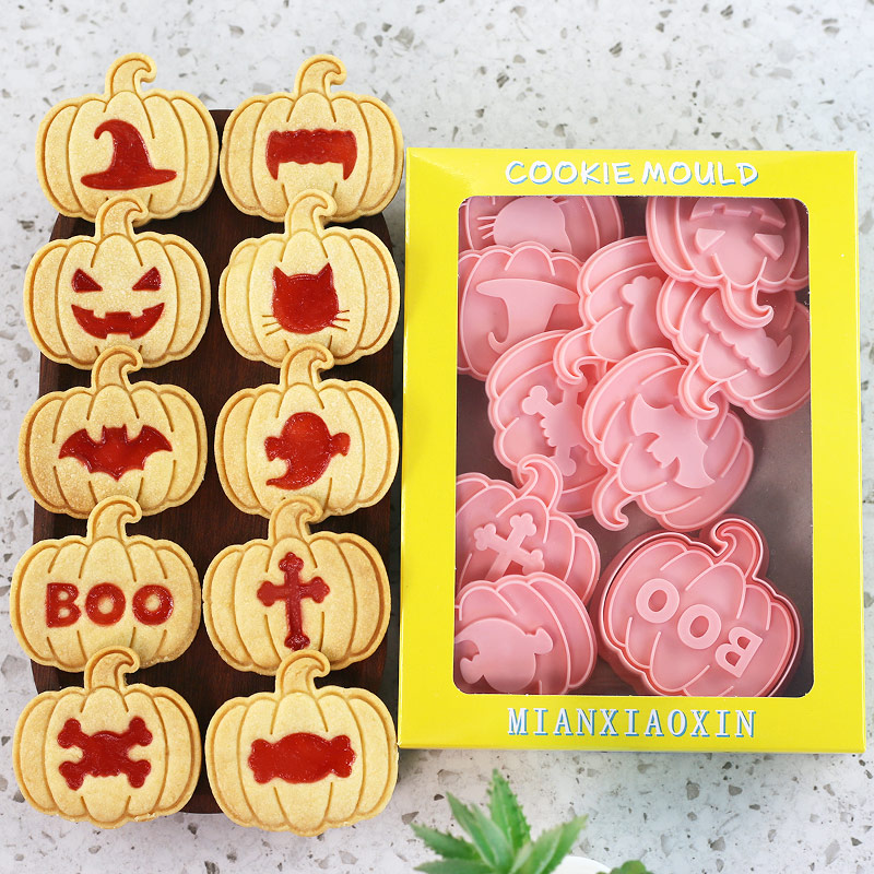 10pcs Halloween Jam-filled Coo - Cookie Cutter Set recension och pris