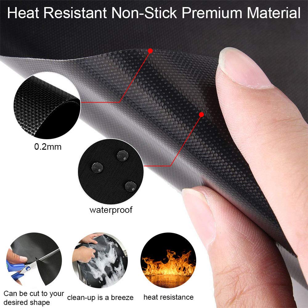 5-10 Pcs BBQ Grill Mat Non-sti - Super Kitchen Baking Mat recension och pris