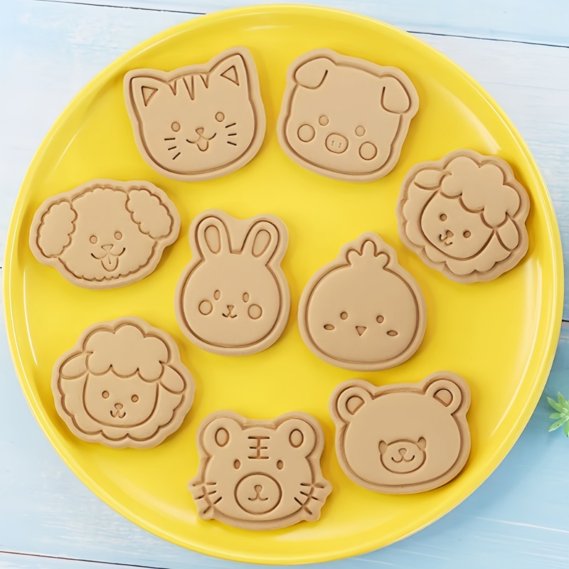 8Pcs/Set Animal Portrait Cooki - Cookie Cutter Set recension och pris