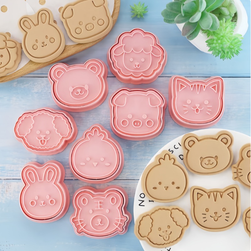 8Pcs/Set Animal Portrait Cooki - Cookie Cutter Set recension och pris