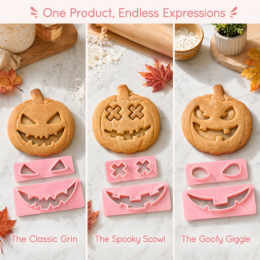 Durable Pumpkin Cookie Cutters - Cookie Cutter Set recension och pris