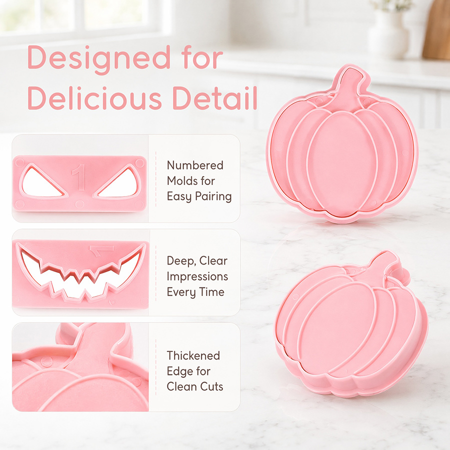 Durable Pumpkin Cookie Cutters - Cookie Cutter Set recension och pris