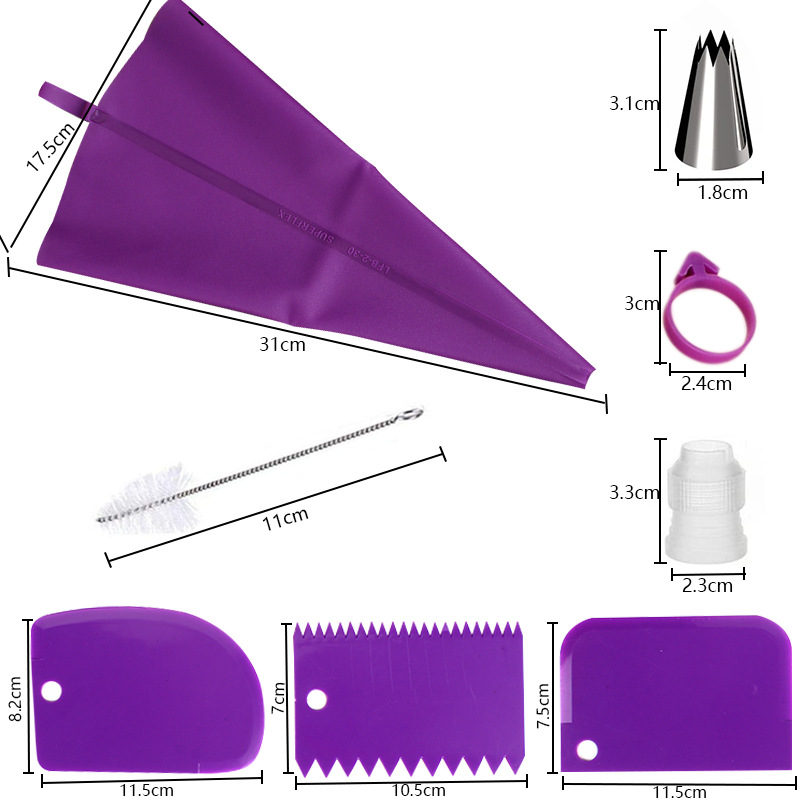 Stainless Steel Cake Decoratin - Kitchen Baking Products recension och pris