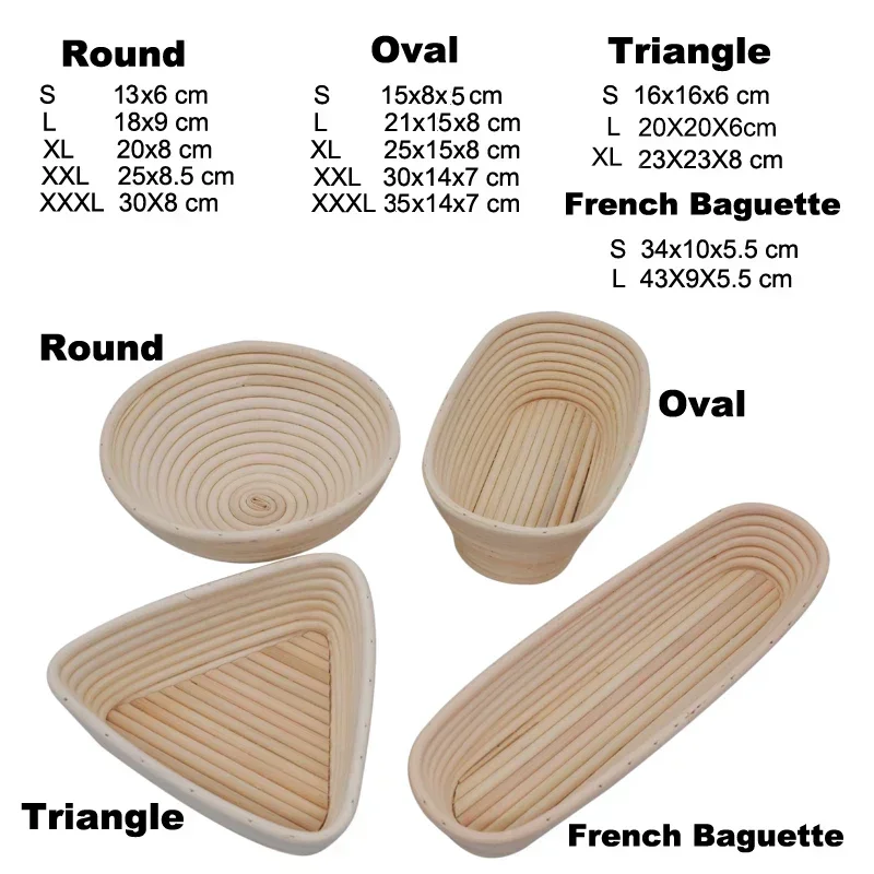 Rattan Bread Proofing Basket B - Proofing Basket Banneton recension och pris