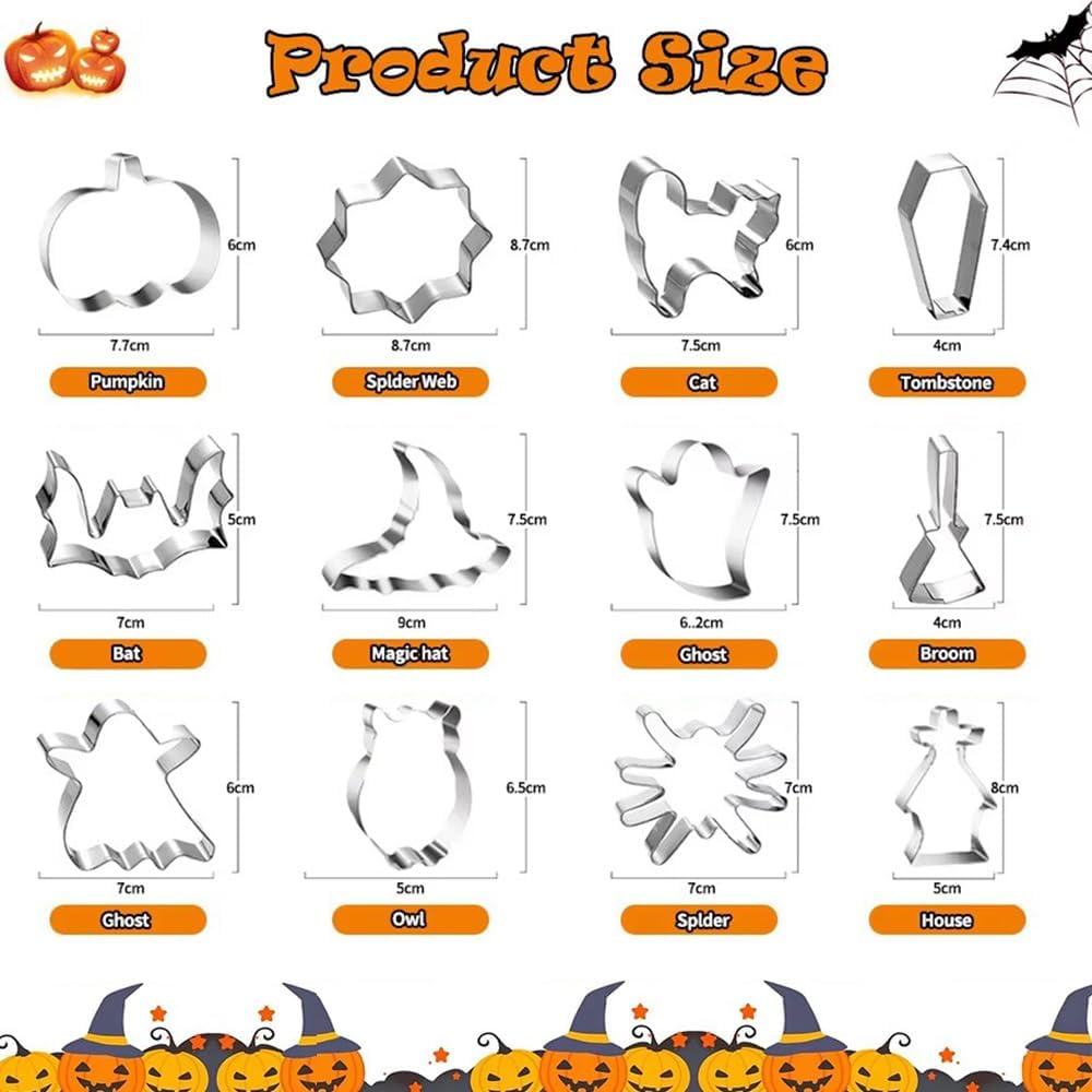 Halloween Cookie Cutters Set,S - Cookie Cutter Set recension och pris