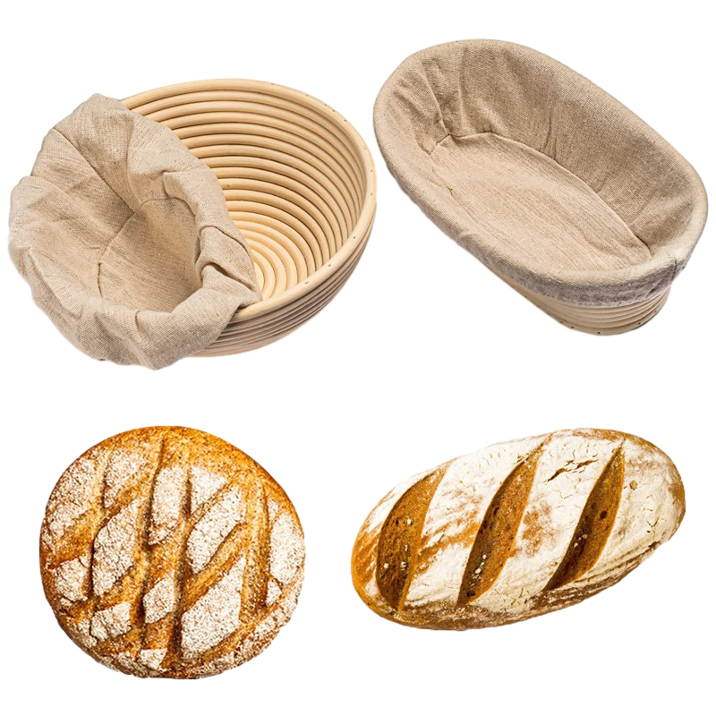 Round or Oval Banneton With Li - Proofing Basket Banneton recension och pris