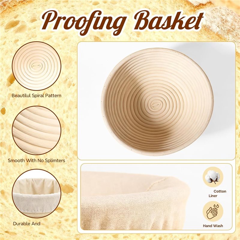A74E-Bread Baking Supplies, So - Proofing Basket Banneton recension och pris
