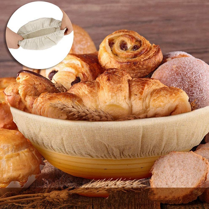VEHO-7Packs 8 Inch Round Bread - Proofing Basket Banneton recension och pris