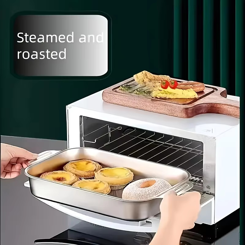 Stainless Steel Deep Baking Pa - Kitchen Baking Products recension och pris