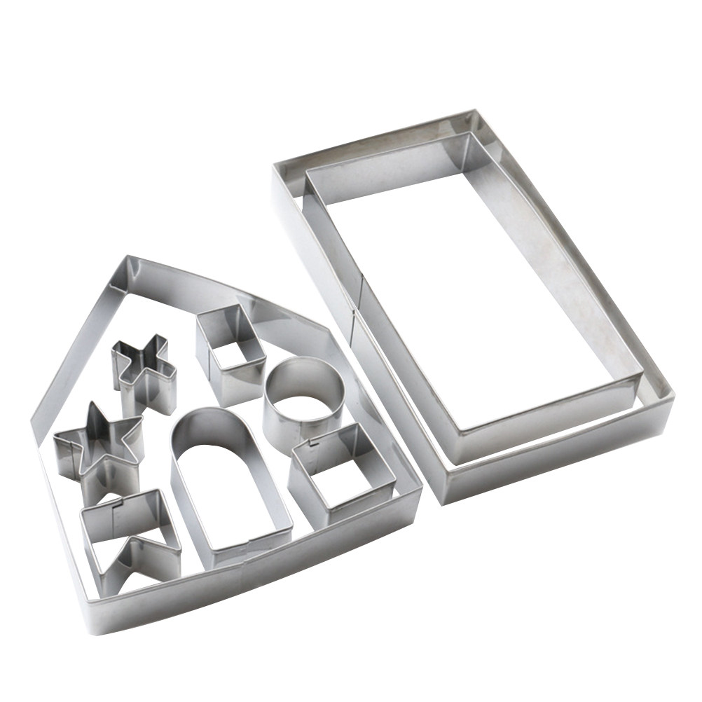 10Pcs 3D Christmas Cookie Cutt - Cookie Cutter Set recension och pris