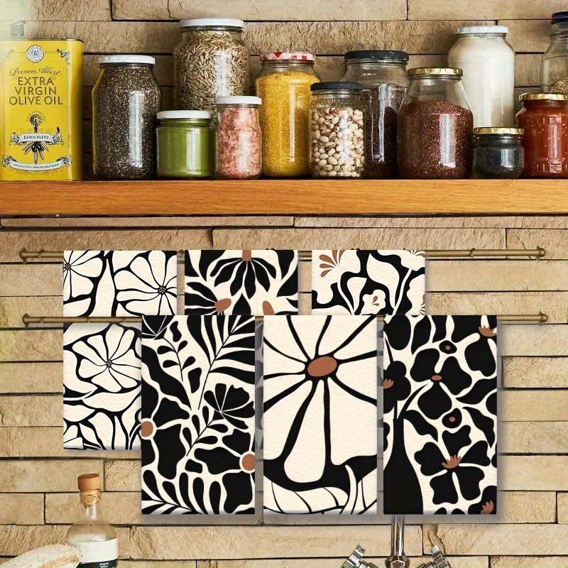 6-Pack floral pattern abstract - Kitchen Baking Cooking recension och pris
