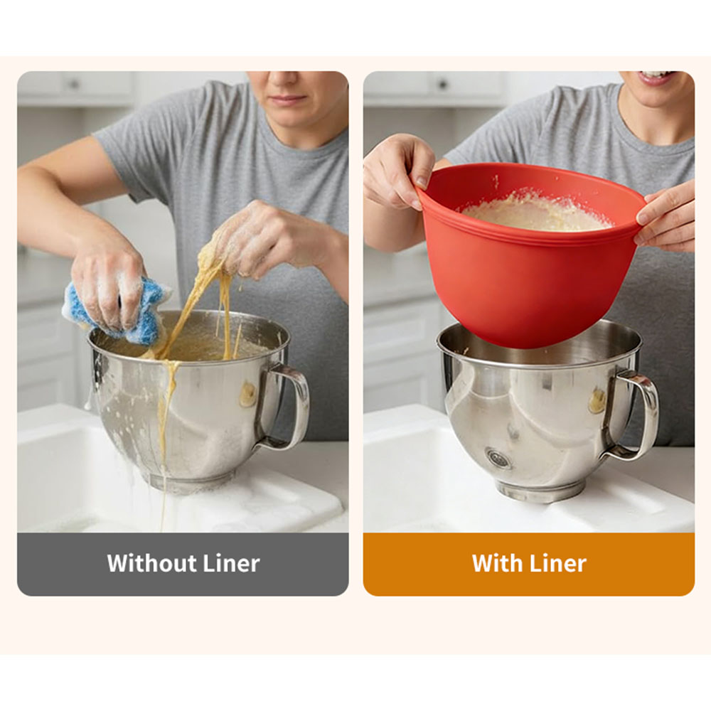 Silicone Bowl With Lids for Ki - Kitchen Aid Baking Lid recension och pris