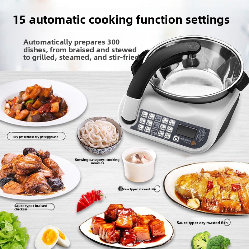 E15 Smart Cooking Robot, Large - Kitchen Robot Baking recension och pris