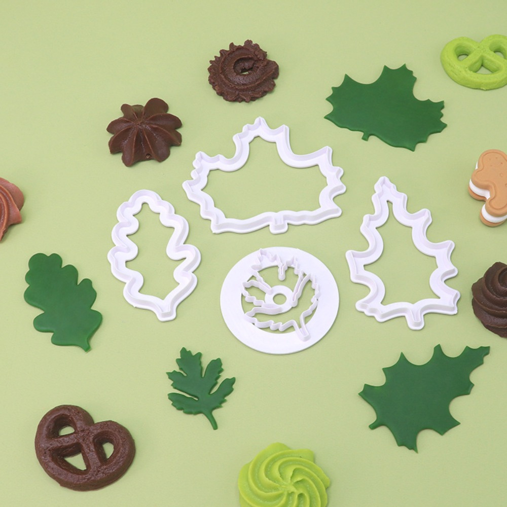 4Pcs Set Fall Leaf Cookie Cutt - Cookie Cutter Set recension och pris