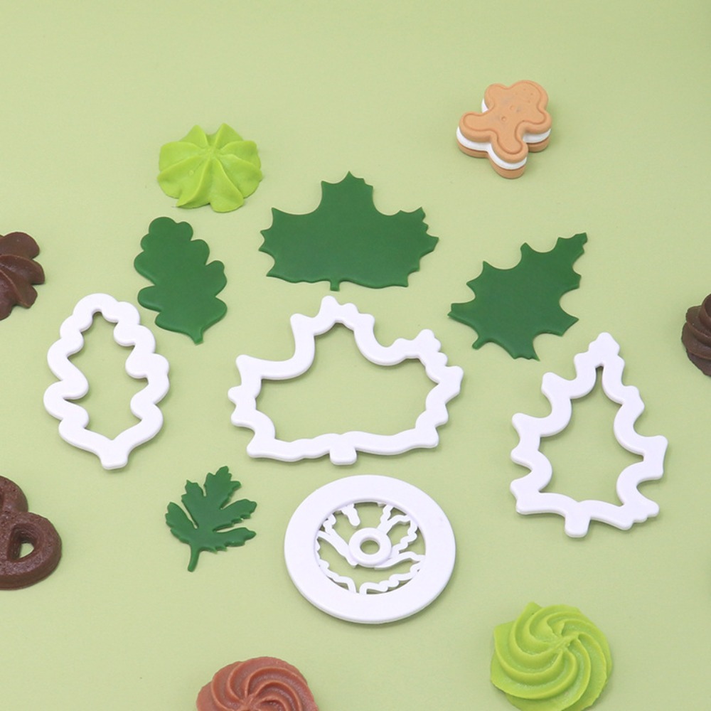 4Pcs Set Fall Leaf Cookie Cutt - Cookie Cutter Set recension och pris