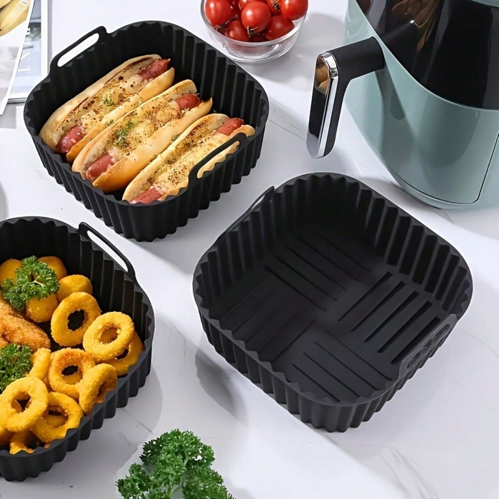 1pc Reusable Silicone Air Frye - Kitchen Baking Sheets recension och pris