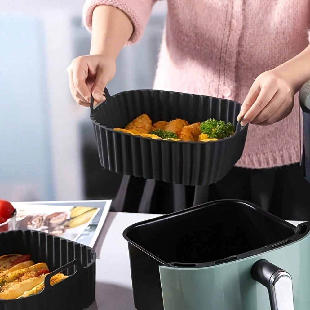 1pc Reusable Silicone Air Frye - Kitchen Baking Sheets recension och pris