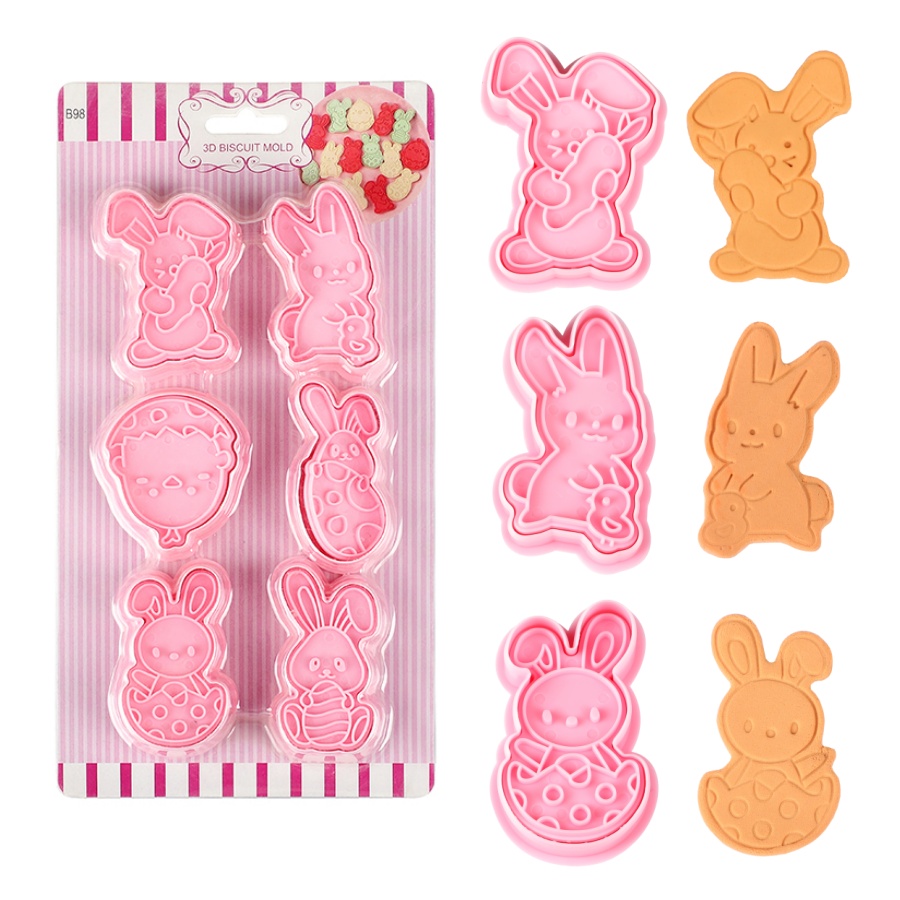 6pcs/Set Easter Bunny Cookie C - Cookie Cutter Set recension och pris