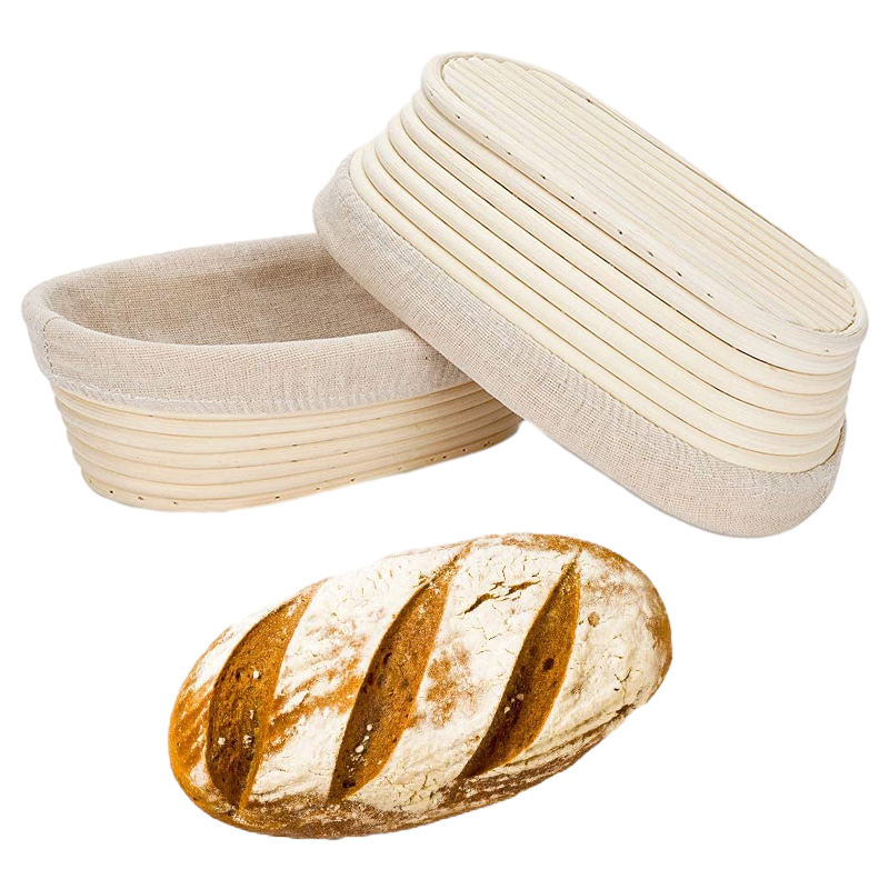 Natural Rattan Bread Basket wi - Proofing Basket Banneton recension och pris