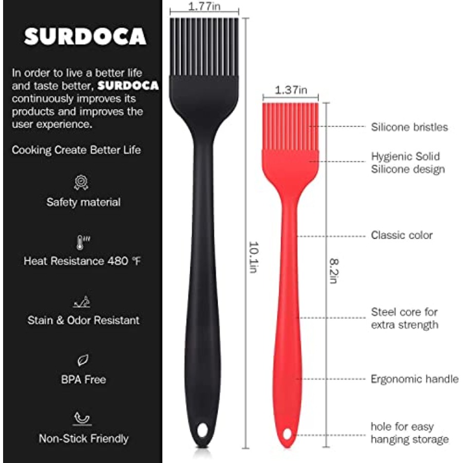 Silicone Pastry Basting Brush  - Kitchen Baking Cooking recension och pris