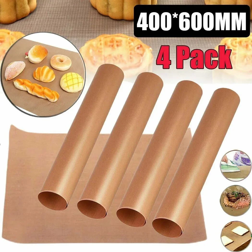 4pcs Non-stick BBQ Grill Mat 6 - Super Kitchen Baking Mat recension och pris