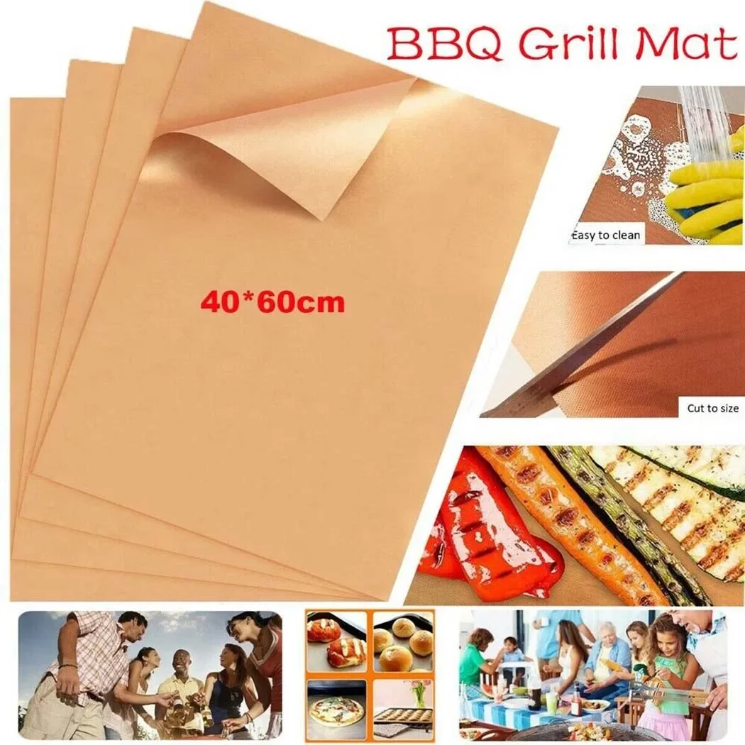 4pcs Non-stick BBQ Grill Mat 6 - Super Kitchen Baking Mat recension och pris