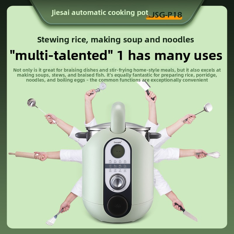 P18 Automatic Cooking Robot Sm - Kitchen Robot Baking recension och pris