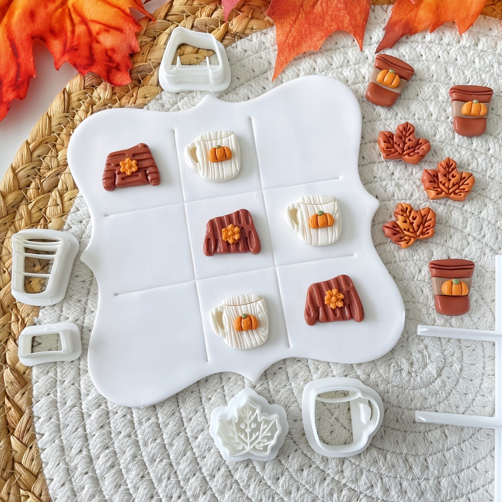 7Pcs Autumn Tic-Tac-Toe Cookie - Cookie Cutter Set recension och pris