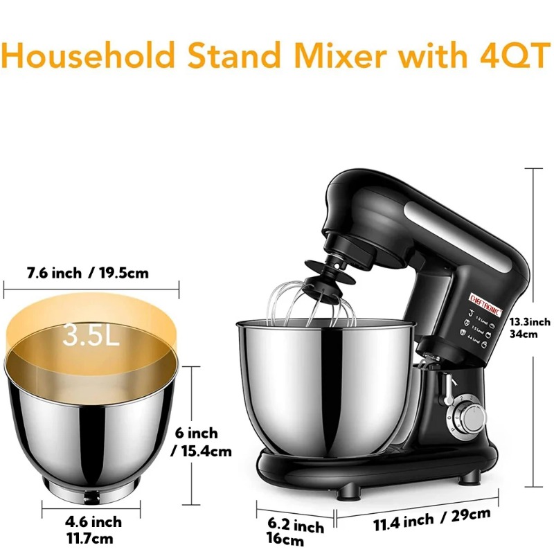 1000W 3.5L Multifunction Elect - Kitchen Robot Baking recension och pris