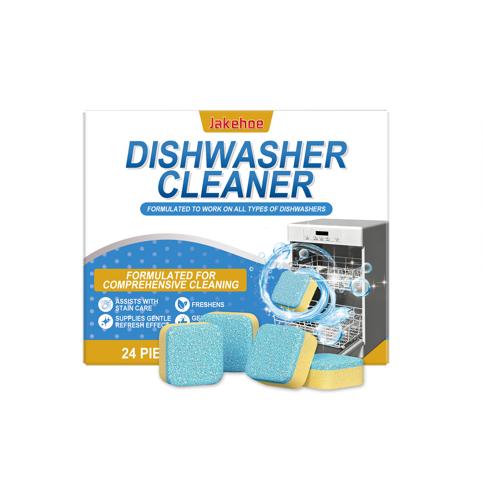 Dishwasher Cleaner Tablets Pow - Kitchen Cleaner Baking Soda recension och pris